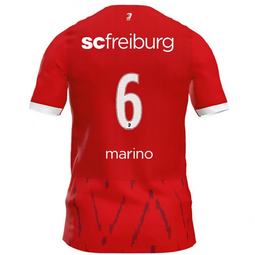 Danxen Kinder Luca Marino #6 Rot Heimtrikot Trikot 2024/25 T-Shirt Schweiz