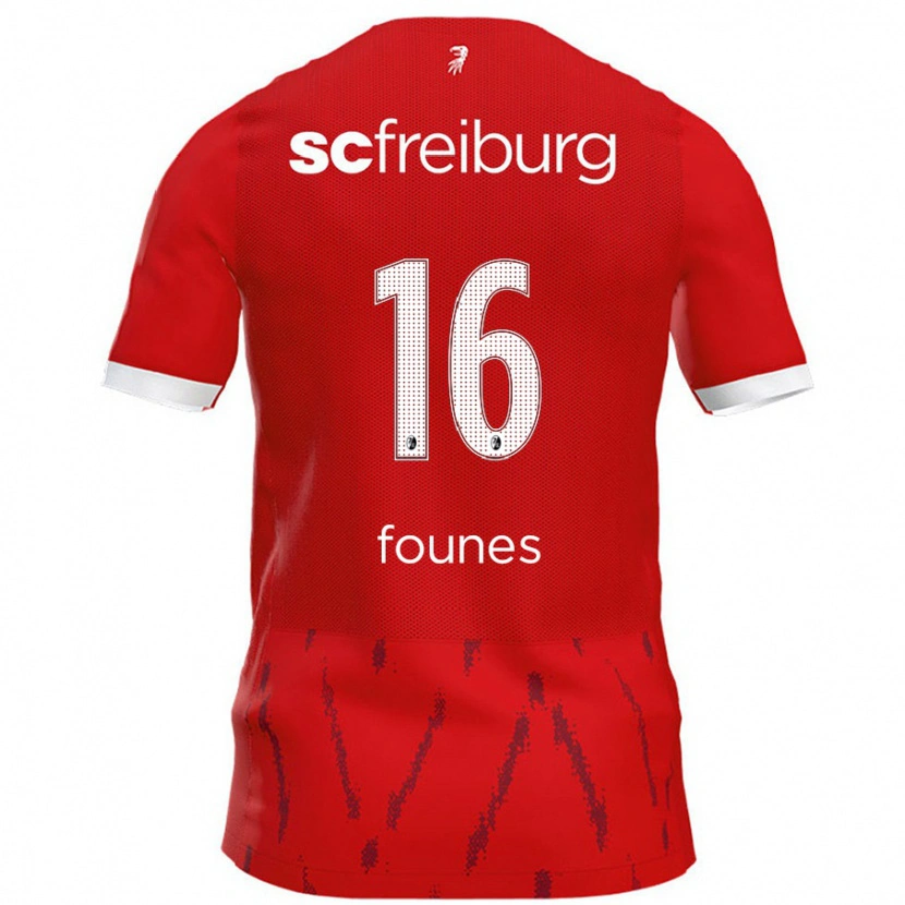 Danxen Kinder Kevin Founes #16 Rot Heimtrikot Trikot 2024/25 T-Shirt Schweiz