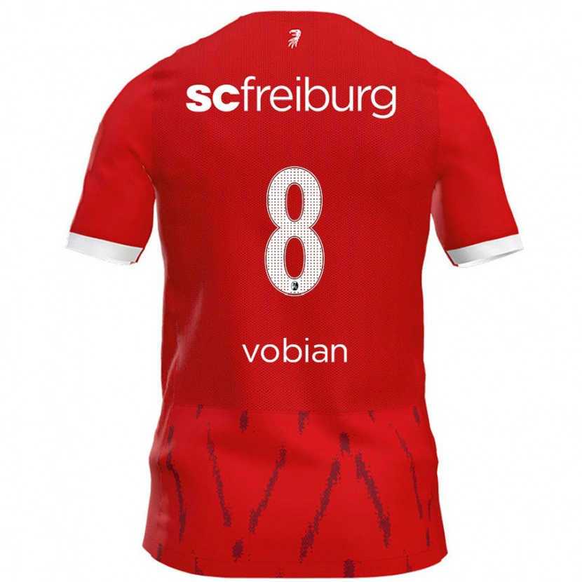 Danxen Kinder Selina Vobian #8 Rot Heimtrikot Trikot 2024/25 T-Shirt Schweiz