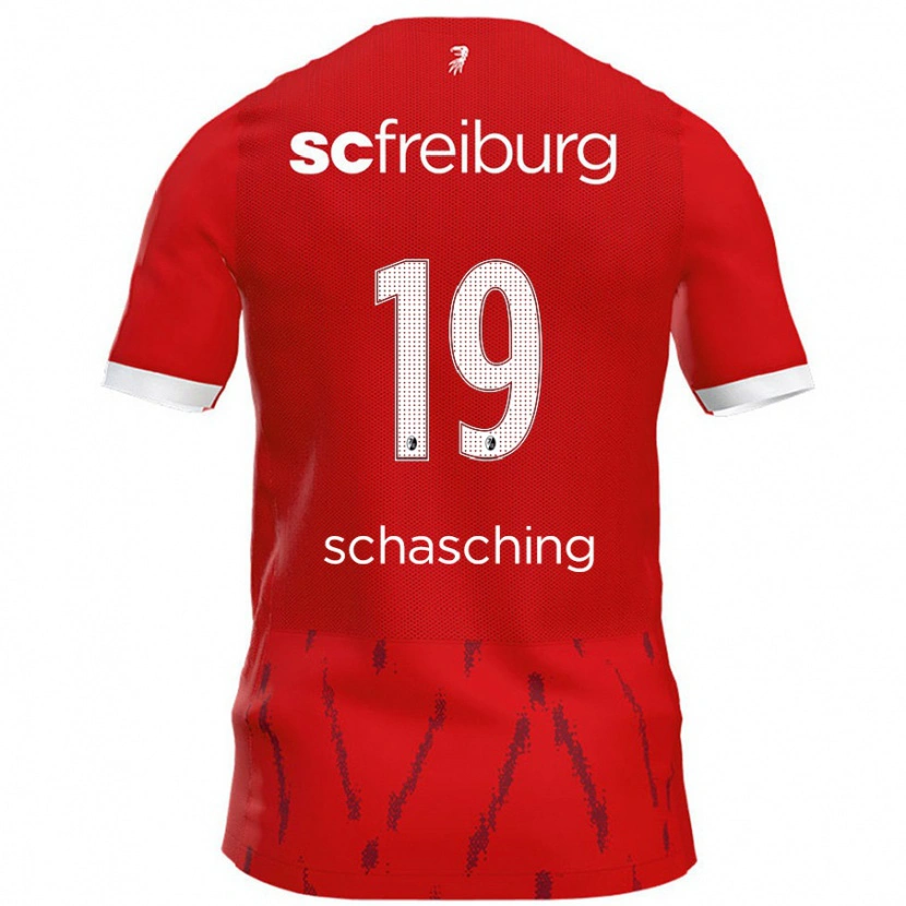 Danxen Kinder Annabel Schasching #19 Rot Heimtrikot Trikot 2024/25 T-Shirt Schweiz