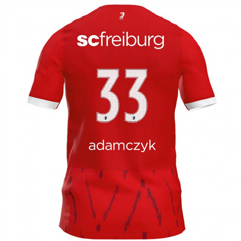 Danxen Kinder Rebecca Adamczyk #33 Rot Heimtrikot Trikot 2024/25 T-Shirt Schweiz