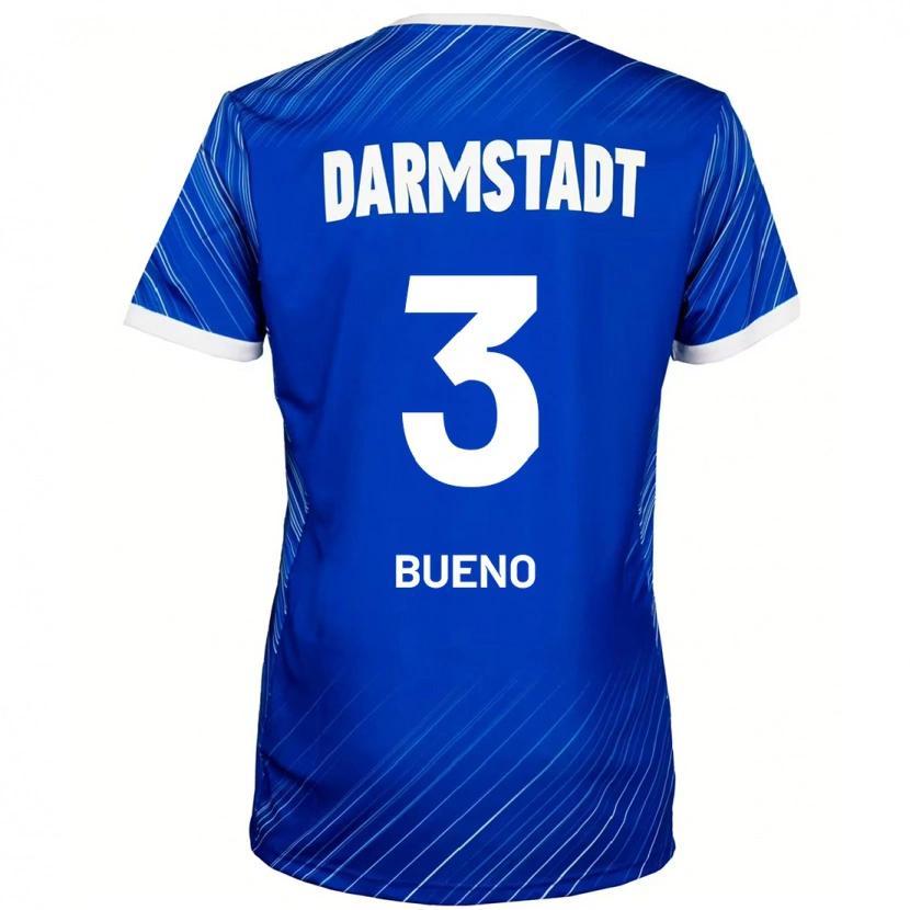 Danxen Kinder Guille Bueno #3 Blau Weiß Heimtrikot Trikot 2024/25 T-Shirt Schweiz