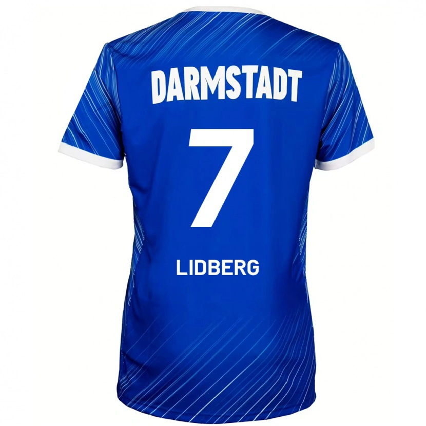 Danxen Kinder Isac Lidberg #7 Blau Weiß Heimtrikot Trikot 2024/25 T-Shirt Schweiz