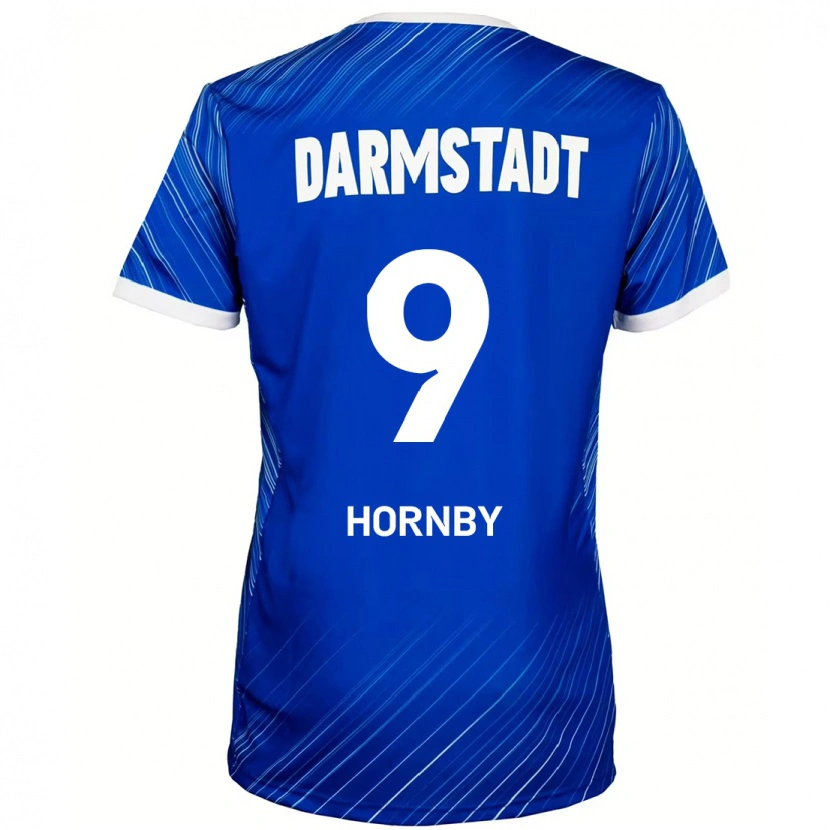 Danxen Kinder Fraser Hornby #9 Blau Weiß Heimtrikot Trikot 2024/25 T-Shirt Schweiz