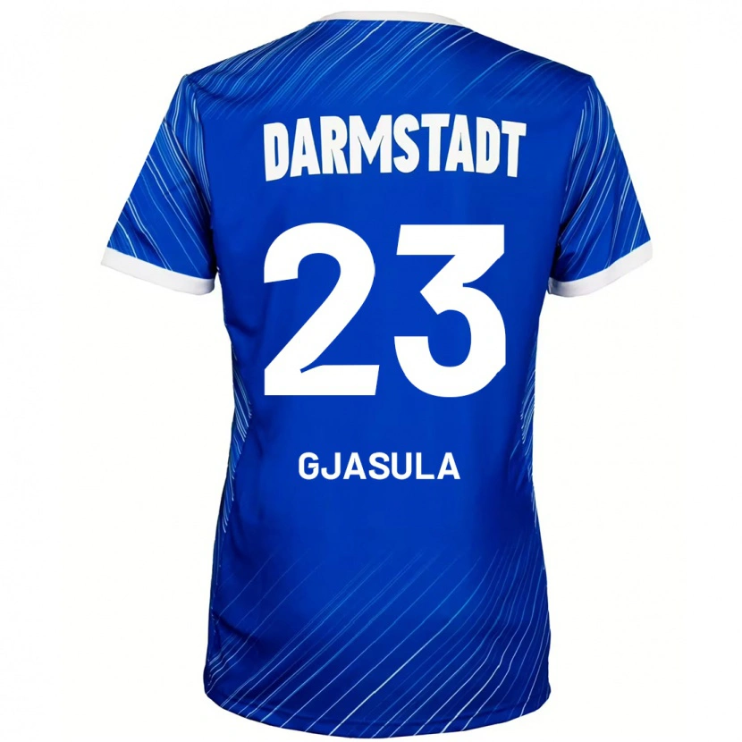 Danxen Kinder Klaus Gjasula #23 Blau Weiß Heimtrikot Trikot 2024/25 T-Shirt Schweiz