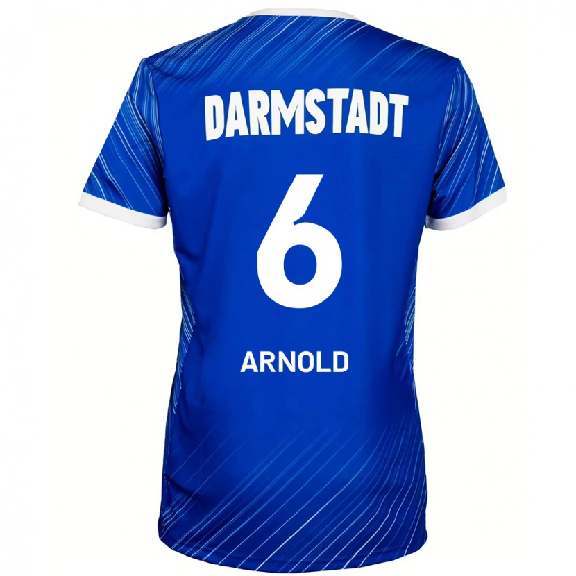 Danxen Kinder Tim Arnold #6 Blau Weiß Heimtrikot Trikot 2024/25 T-Shirt Schweiz