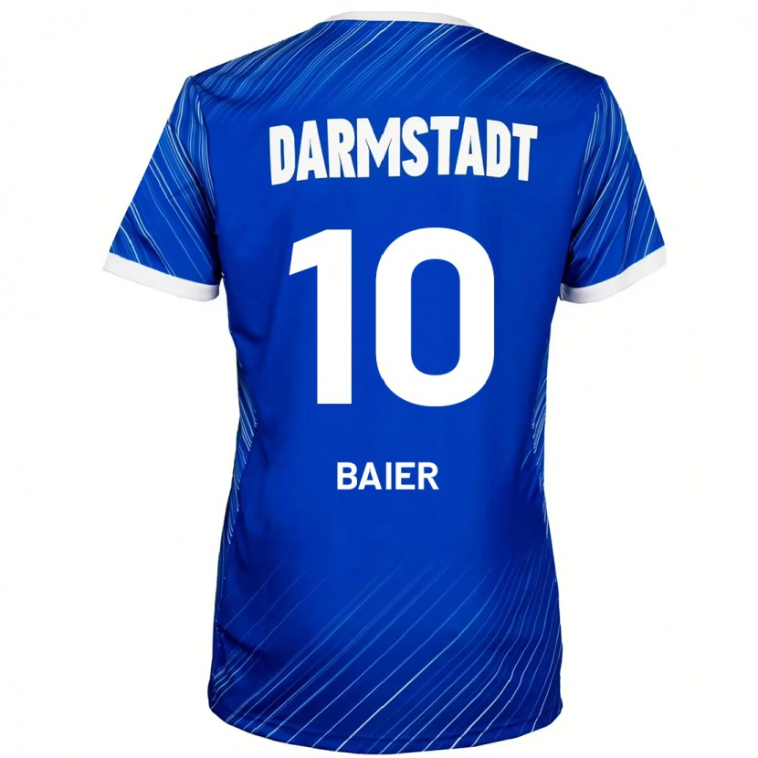 Danxen Kinder Nico Baier #10 Blau Weiß Heimtrikot Trikot 2024/25 T-Shirt Schweiz