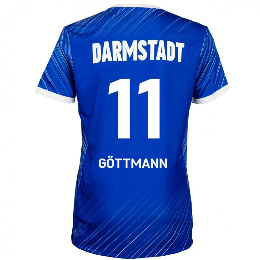 Danxen Kinder Levin Göttmann #11 Blau Weiß Heimtrikot Trikot 2024/25 T-Shirt Schweiz