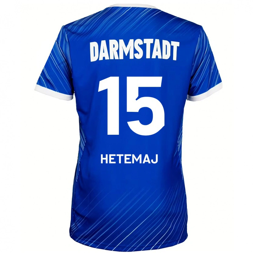 Danxen Kinder Gentrit Hetemaj #15 Blau Weiß Heimtrikot Trikot 2024/25 T-Shirt Schweiz