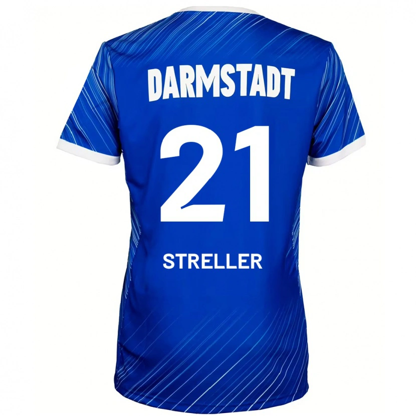 Danxen Kinder Till Streller #21 Blau Weiß Heimtrikot Trikot 2024/25 T-Shirt Schweiz