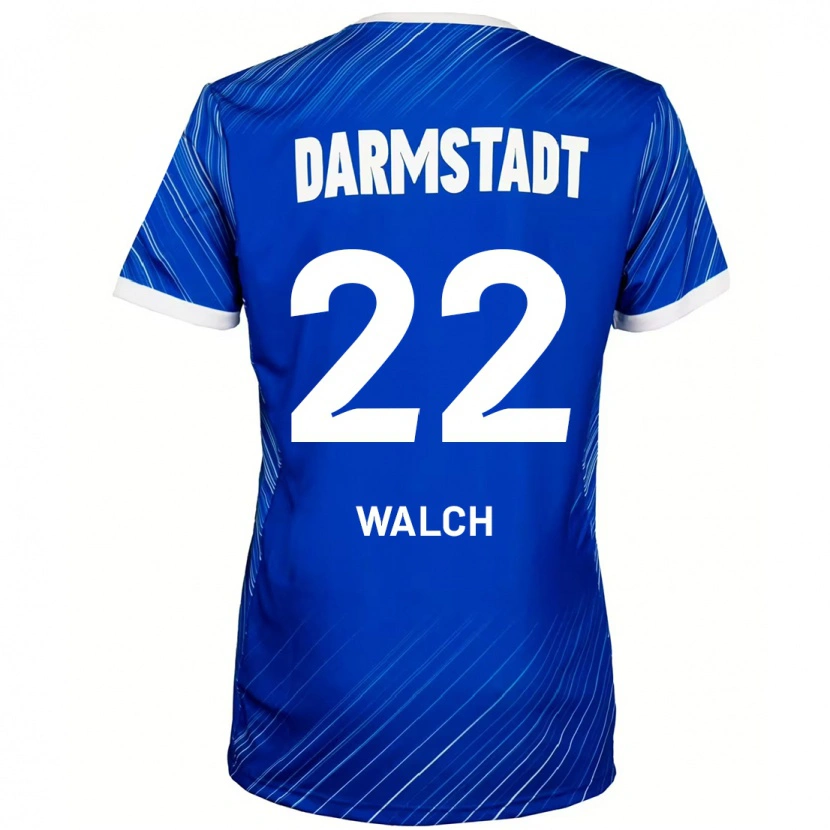 Danxen Kinder Leon Walch #22 Blau Weiß Heimtrikot Trikot 2024/25 T-Shirt Schweiz