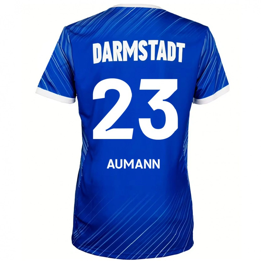 Danxen Kinder Emil Aumann #23 Blau Weiß Heimtrikot Trikot 2024/25 T-Shirt Schweiz