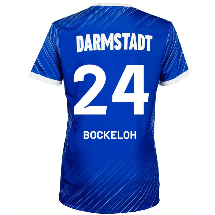 Danxen Kinder Leonhard Bockeloh #24 Blau Weiß Heimtrikot Trikot 2024/25 T-Shirt Schweiz