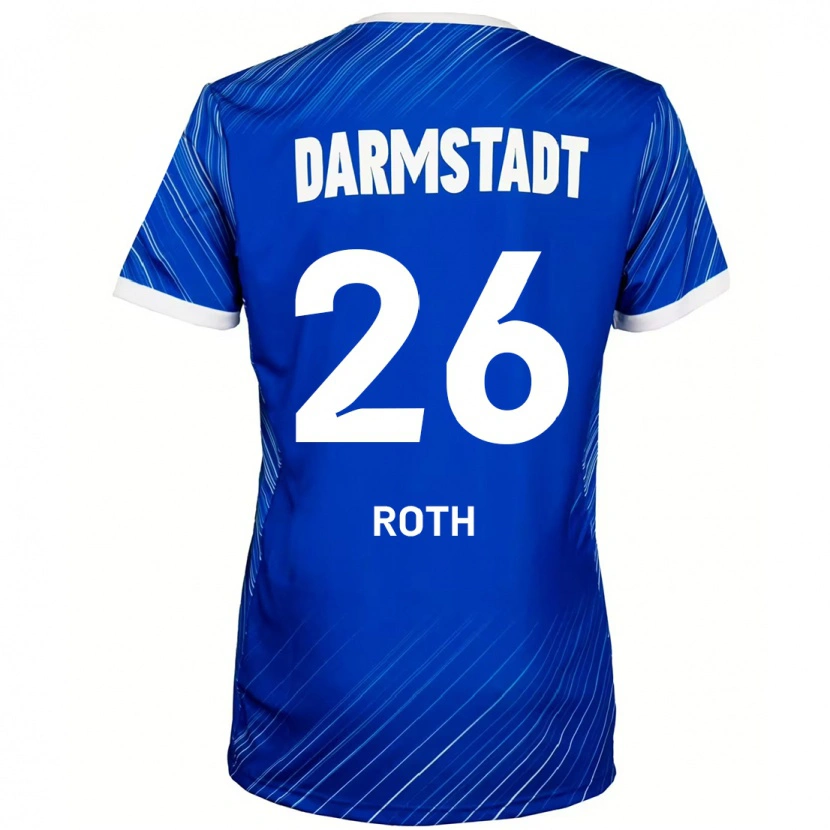 Danxen Kinder Maximilian Roth #26 Blau Weiß Heimtrikot Trikot 2024/25 T-Shirt Schweiz