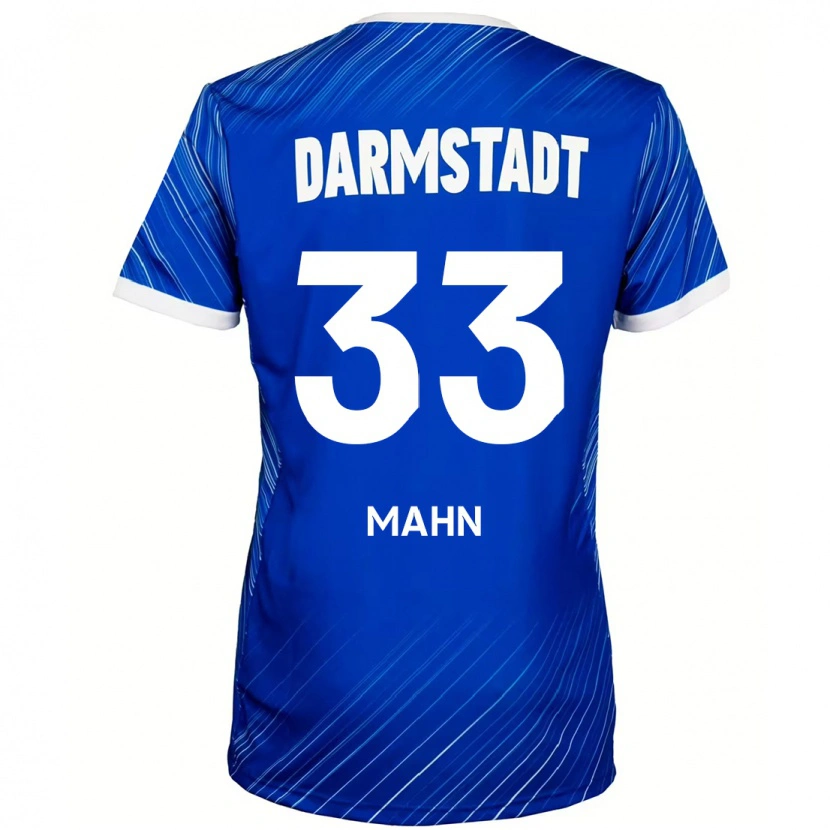 Danxen Kinder Jeremy Mahn #33 Blau Weiß Heimtrikot Trikot 2024/25 T-Shirt Schweiz