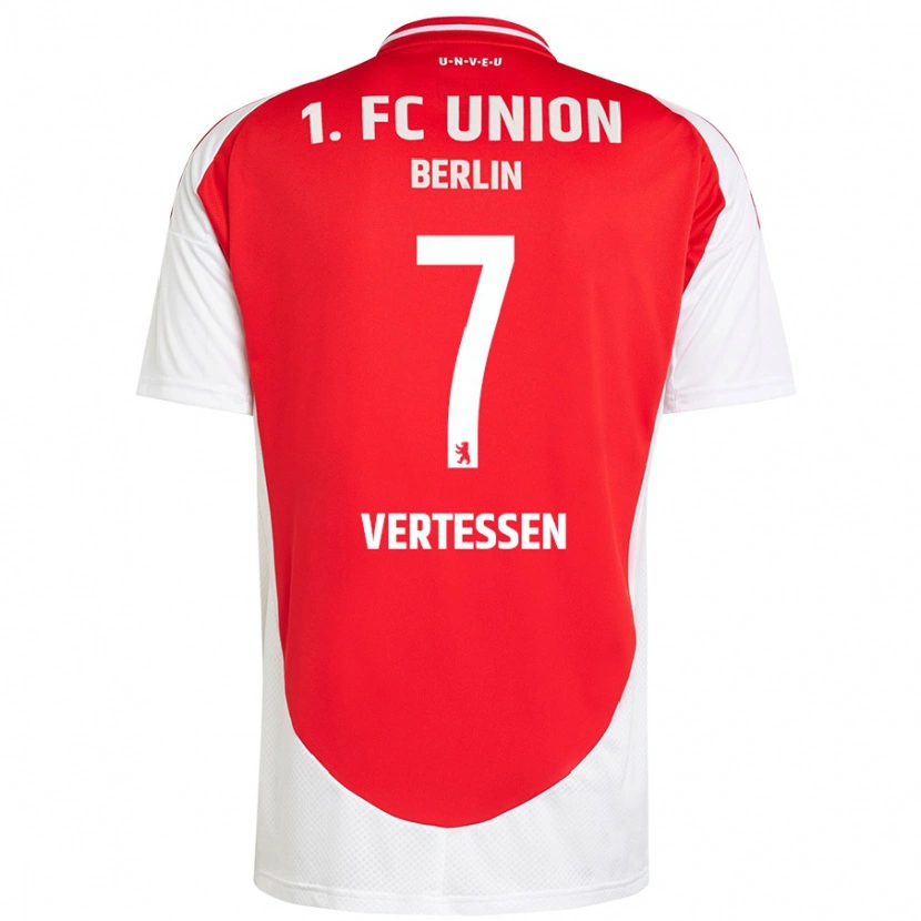 Danxen Kinder Yorbe Vertessen #7 Rot Weiß Heimtrikot Trikot 2024/25 T-Shirt Schweiz