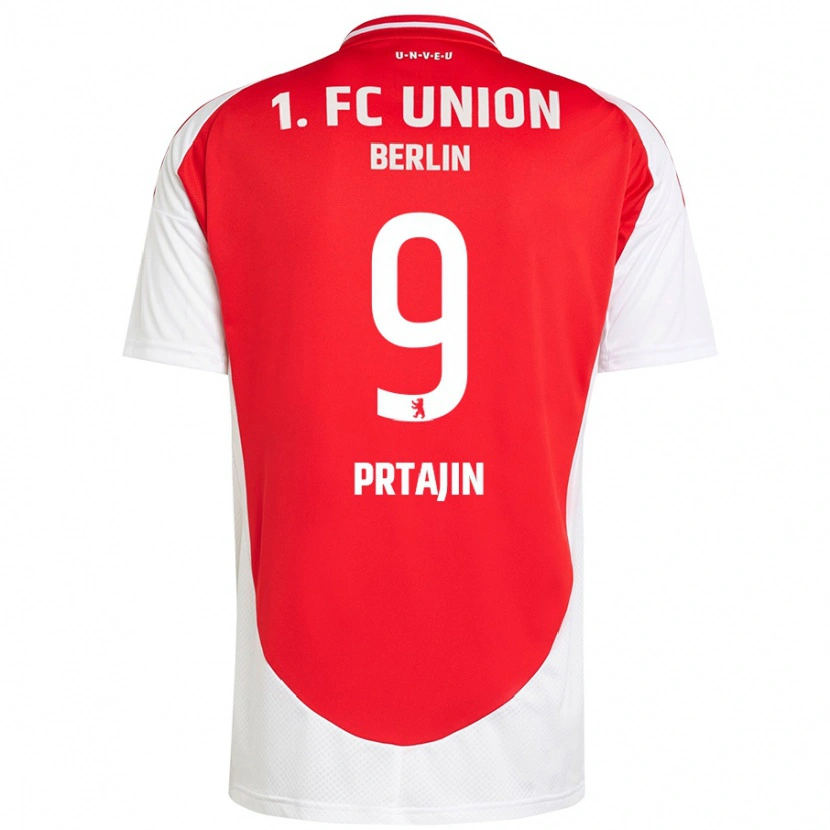 Danxen Kinder Ivan Prtajin #9 Rot Weiß Heimtrikot Trikot 2024/25 T-Shirt Schweiz