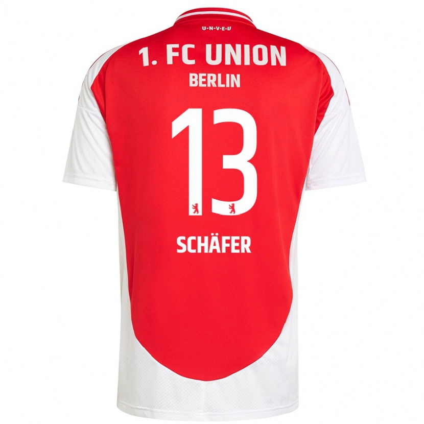 Danxen Kinder András Schäfer #13 Rot Weiß Heimtrikot Trikot 2024/25 T-Shirt Schweiz