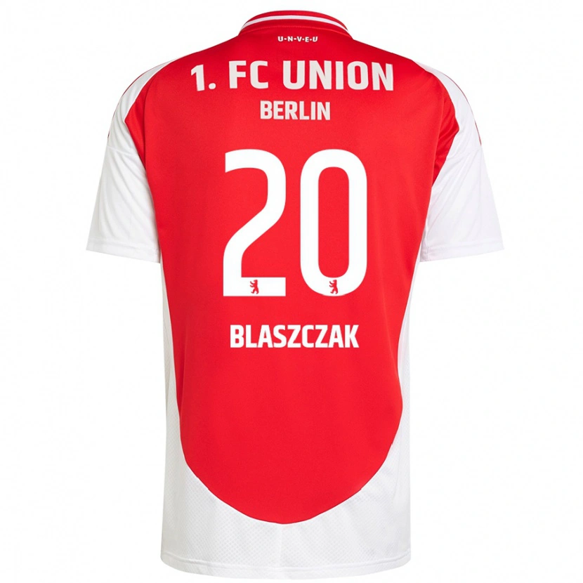 Danxen Kinder Tim Blaszczak #20 Rot Weiß Heimtrikot Trikot 2024/25 T-Shirt Schweiz