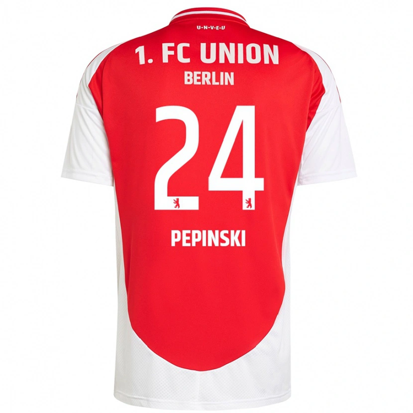 Danxen Kinder Louis Pepinski #24 Rot Weiß Heimtrikot Trikot 2024/25 T-Shirt Schweiz