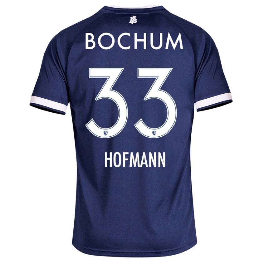 Danxen Kinder Philipp Hofmann #33 Dunkelblau Heimtrikot Trikot 2024/25 T-Shirt Schweiz