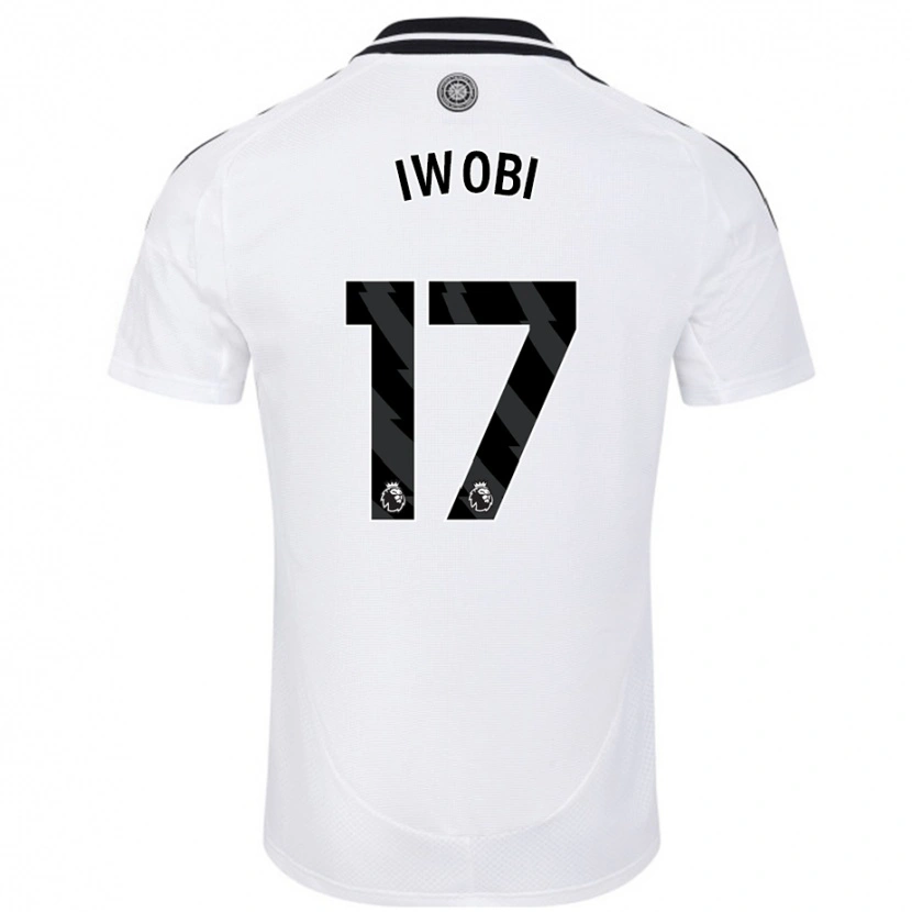 Danxen Kinder Alex Iwobi #17 Weiß Heimtrikot Trikot 2024/25 T-Shirt Schweiz