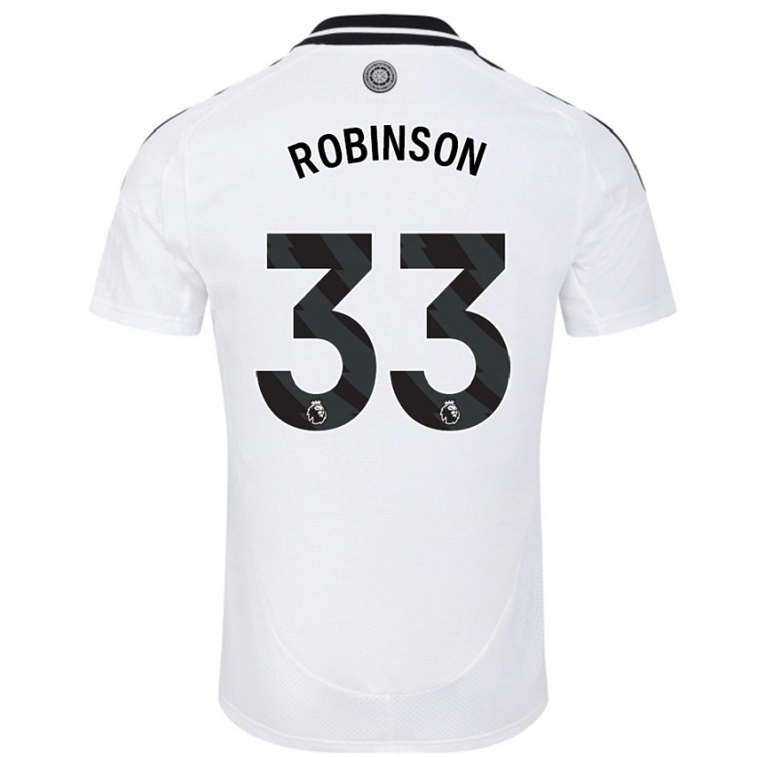 Danxen Kinder Antonee Robinson #33 Weiß Heimtrikot Trikot 2024/25 T-Shirt Schweiz