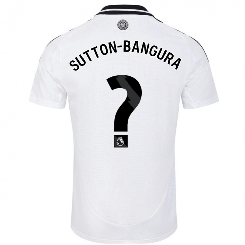 Danxen Kinder William Sutton-Bangura #0 Weiß Heimtrikot Trikot 2024/25 T-Shirt Schweiz