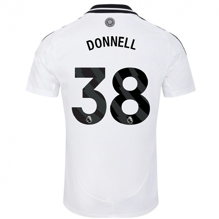 Danxen Kinder Chris Donnell #38 Weiß Heimtrikot Trikot 2024/25 T-Shirt Schweiz