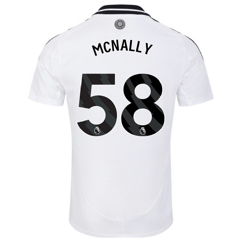 Danxen Kinder Alfie Mcnally #58 Weiß Heimtrikot Trikot 2024/25 T-Shirt Schweiz