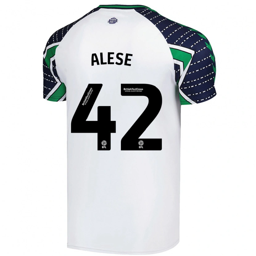 Danxen Kinder Aji Alese #42 Weiß Auswärtstrikot Trikot 2024/25 T-Shirt Schweiz