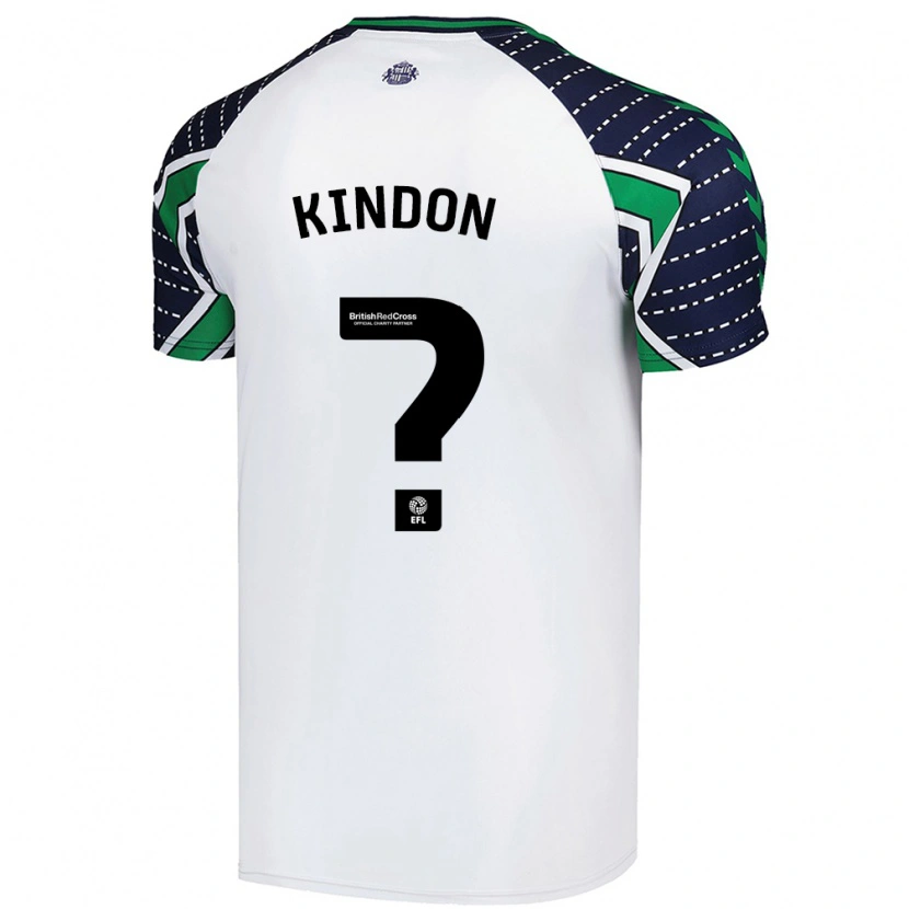 Danxen Kinder Ben Kindon #0 Weiß Auswärtstrikot Trikot 2024/25 T-Shirt Schweiz