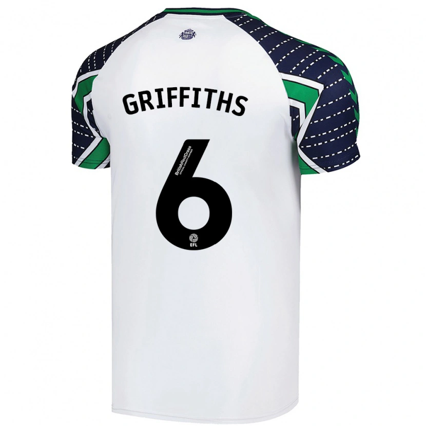 Danxen Kinder Louise Griffiths #6 Weiß Auswärtstrikot Trikot 2024/25 T-Shirt Schweiz