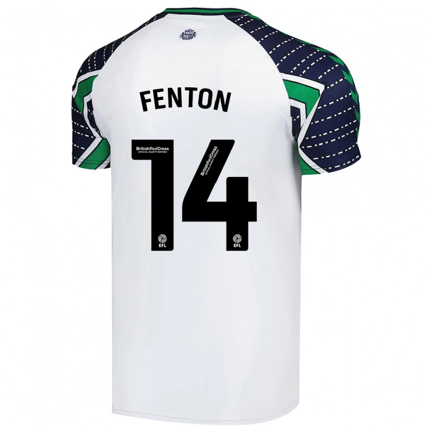 Danxen Kinder Natasha Fenton #14 Weiß Auswärtstrikot Trikot 2024/25 T-Shirt Schweiz