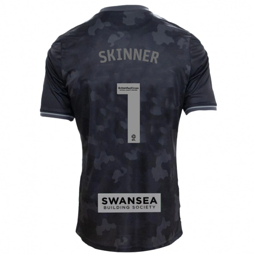 Danxen Kinder Claire Skinner #1 Schwarz Auswärtstrikot Trikot 2024/25 T-Shirt Schweiz