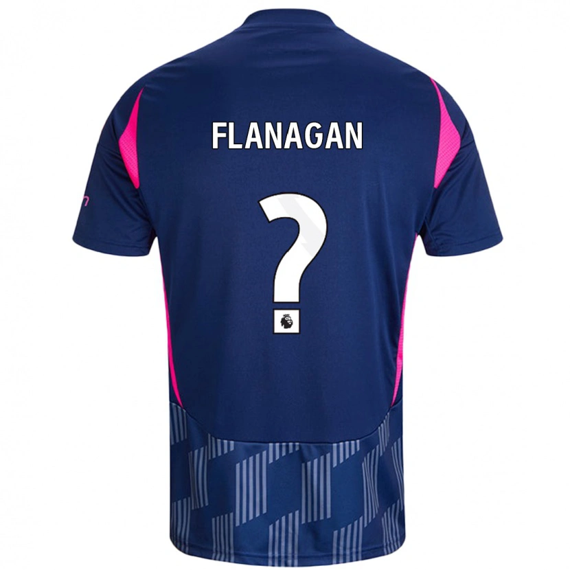 Danxen Kinder Theo Flanagan #0 Königsblau Rosa Auswärtstrikot Trikot 2024/25 T-Shirt Schweiz