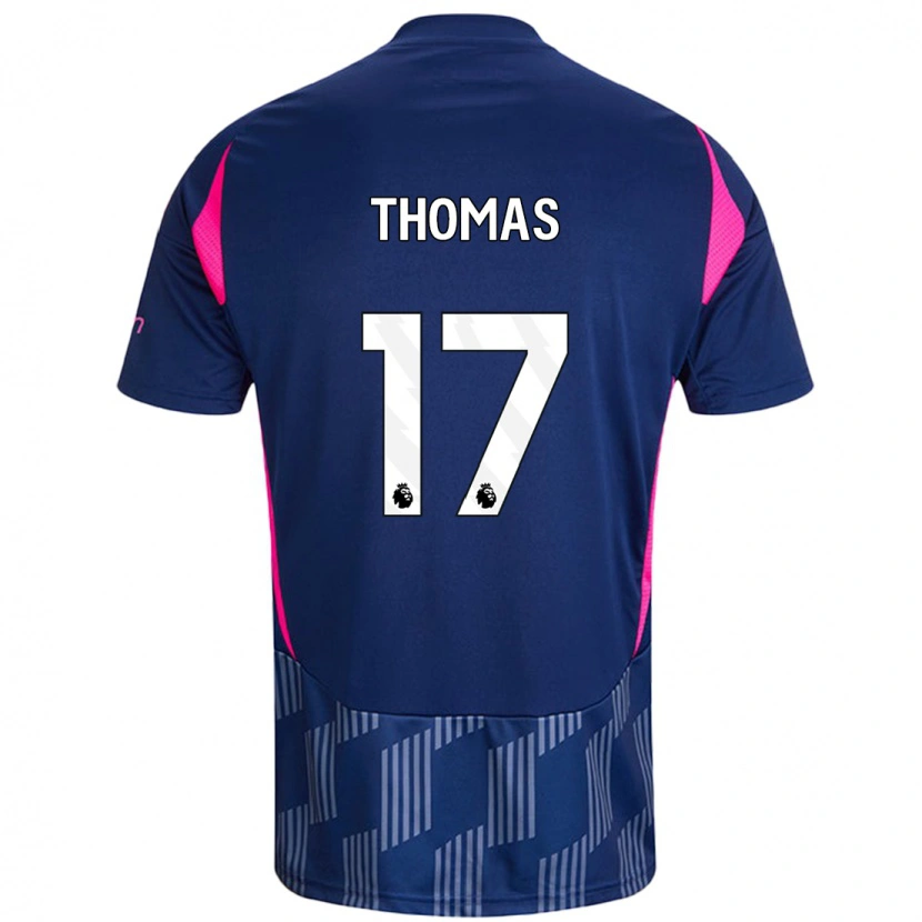 Danxen Kinder Freya Thomas #17 Königsblau Rosa Auswärtstrikot Trikot 2024/25 T-Shirt Schweiz