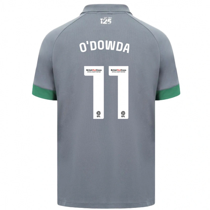 Danxen Kinder Callum O'dowda #11 Dunkelgrau Auswärtstrikot Trikot 2024/25 T-Shirt Schweiz