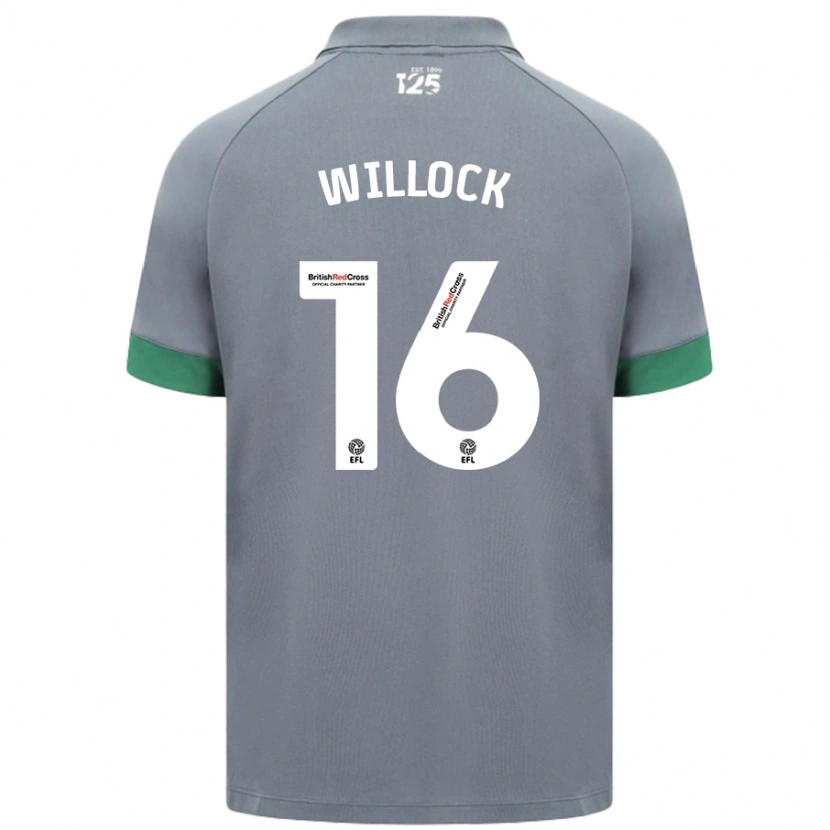 Danxen Kinder Chris Willock #16 Dunkelgrau Auswärtstrikot Trikot 2024/25 T-Shirt Schweiz