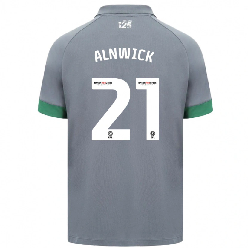 Danxen Kinder Jak Alnwick #21 Dunkelgrau Auswärtstrikot Trikot 2024/25 T-Shirt Schweiz