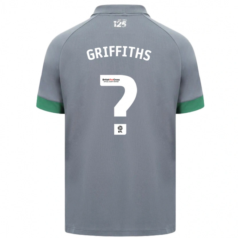 Danxen Kinder Ewan Griffiths #0 Dunkelgrau Auswärtstrikot Trikot 2024/25 T-Shirt Schweiz