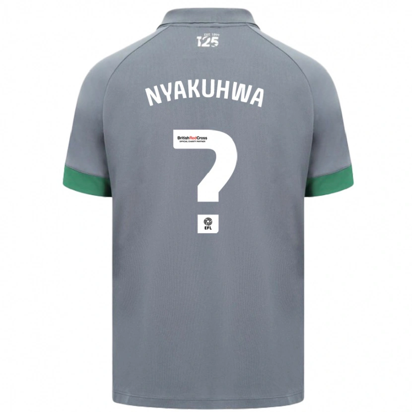 Danxen Kinder Tanatswa Nyakuhwa #0 Dunkelgrau Auswärtstrikot Trikot 2024/25 T-Shirt Schweiz