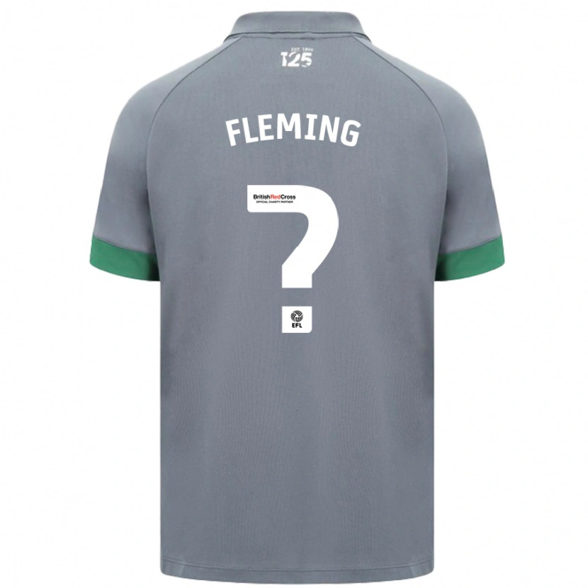 Danxen Kinder Cole Fleming #0 Dunkelgrau Auswärtstrikot Trikot 2024/25 T-Shirt Schweiz