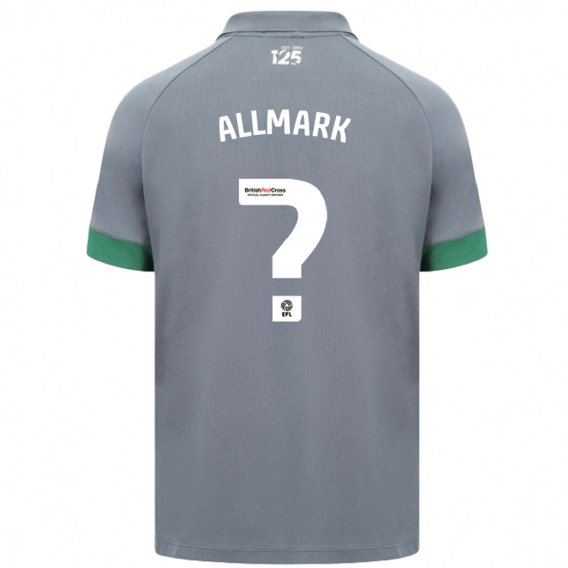 Danxen Kinder Hayden Allmark #0 Dunkelgrau Auswärtstrikot Trikot 2024/25 T-Shirt Schweiz