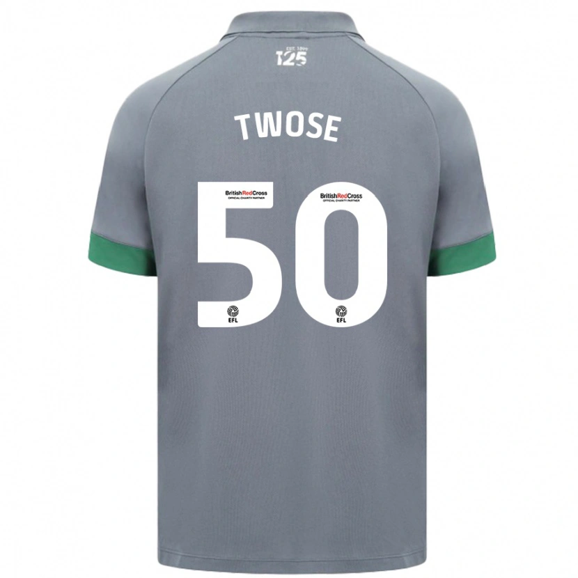 Danxen Kinder Cody Twose #50 Dunkelgrau Auswärtstrikot Trikot 2024/25 T-Shirt Schweiz