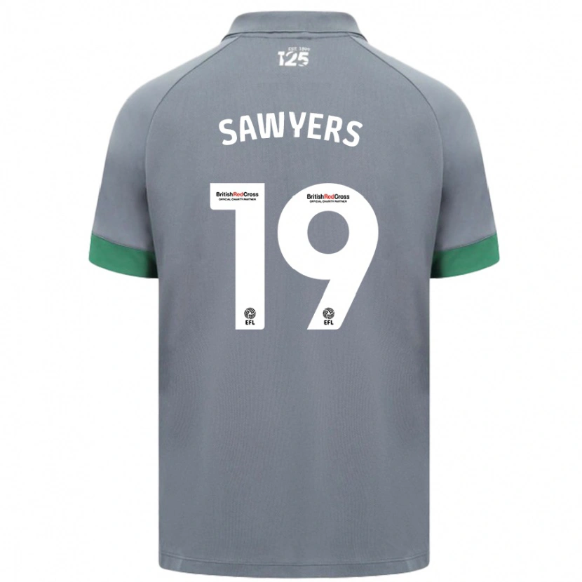 Danxen Kinder Romaine Sawyers #19 Dunkelgrau Auswärtstrikot Trikot 2024/25 T-Shirt Schweiz