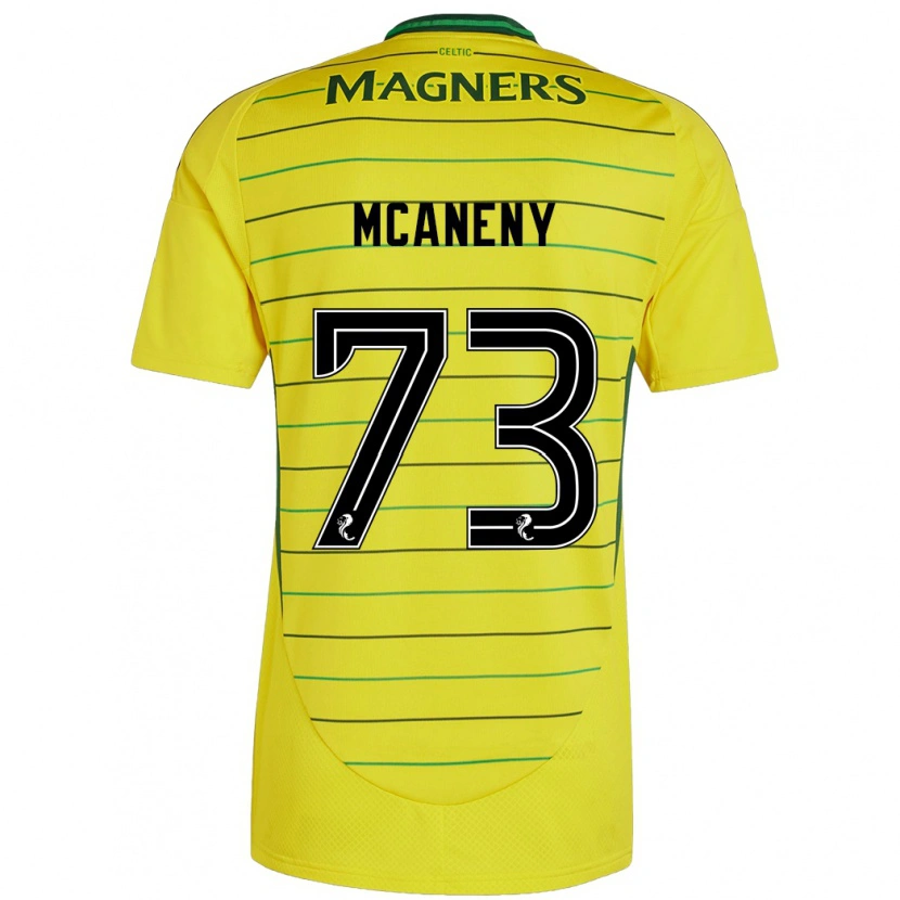 Danxen Kinder Maria Mcaneny #73 Gelb Auswärtstrikot Trikot 2024/25 T-Shirt Schweiz