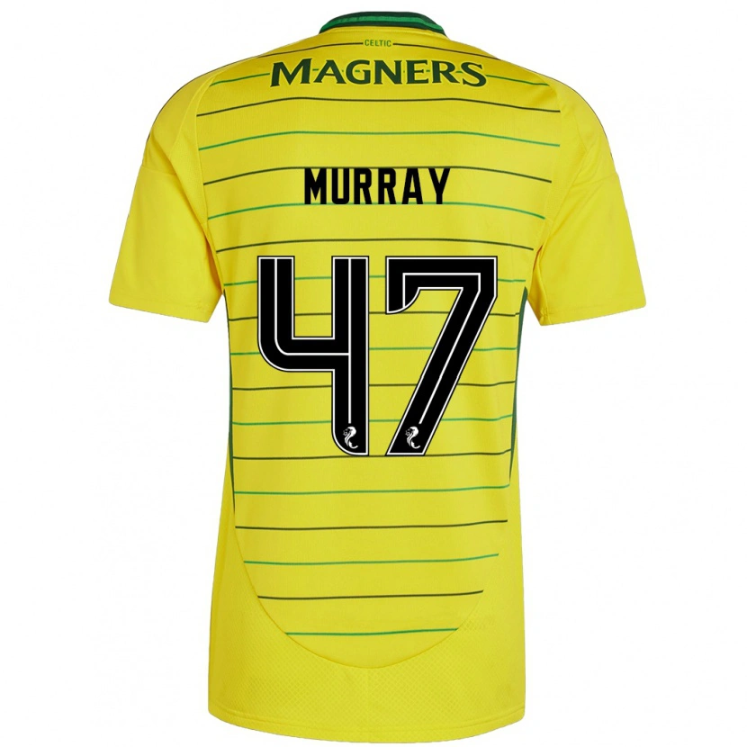 Danxen Kinder Dane Murray #47 Gelb Auswärtstrikot Trikot 2024/25 T-Shirt Schweiz