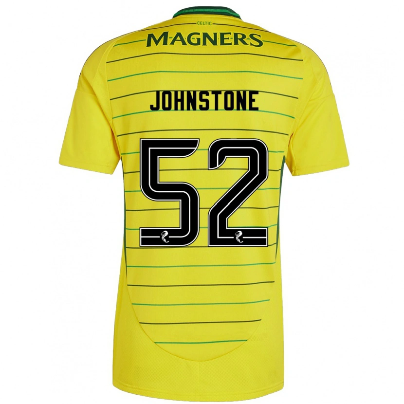 Danxen Kinder Rachael Johnstone #52 Gelb Auswärtstrikot Trikot 2024/25 T-Shirt Schweiz