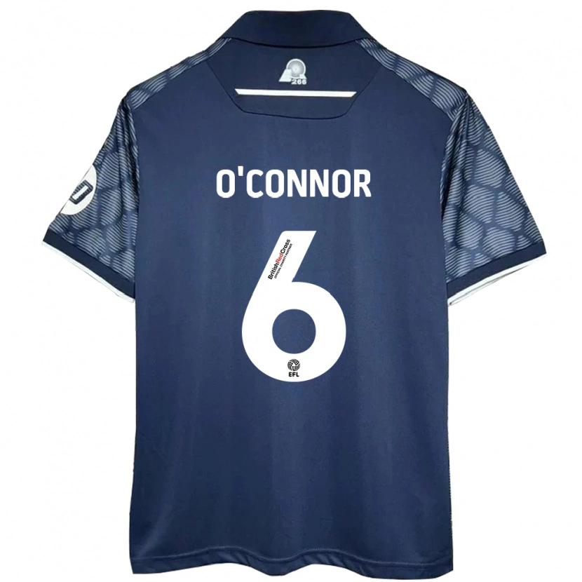 Danxen Kinder Thomas O'connor #6 Schwarz Auswärtstrikot Trikot 2024/25 T-Shirt Schweiz